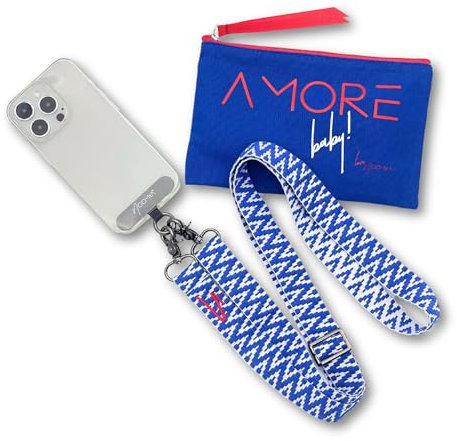 NOOMYA breite Handykette – Handyband universal zum Umhängen mit Adapter, Handy Band verstellbar & abnehmbar, kompatibel mit Allen Smartphones, robust & stylish, Geschenk - für iPhone, Samsung, Xiaomi