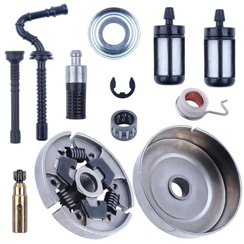 LAVAS Clutch Drum Sprocket Oil Pump Kit for Stihl 021 023 025 MS230 MS250 Saw US, 325-7T Clutch Drum, Clutch, Clutch Washer