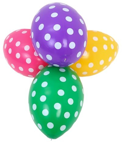 GARIOUANS 4 Stück Aufblasbare Ostereier Riesige PVC Ostereier für Innen und Außendekoration Farbenfrohe Osterparty Dekorationen für Garten Rasen und Heimgestaltung