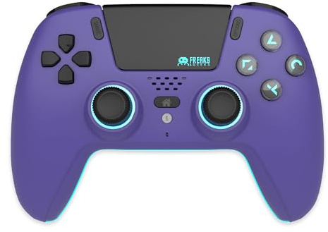 Freaks and Geeks-Manette Bluetooth pour PS5 LED Hall Effect - Violet