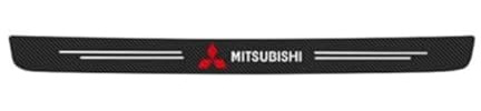 BIESL Schwellerschutz Den Kofferraum für Mitsubishi Outlander PHEV 2018-2022 2023-2025, AKratzfest und Abriebfest Kohlefaser Ladekantenschutz Selbstklebend Auto Dekoration Zubehör