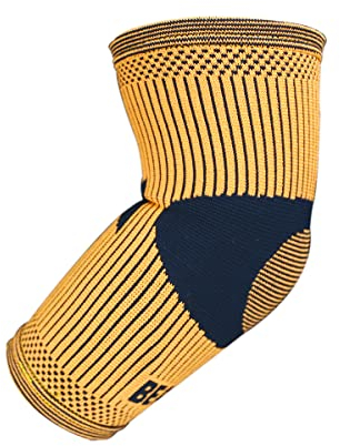 Bearhug Elbow Support for Men and Women - Sleeve for Tennis, Muscle Injury and Pain Relief - Bamboo Elbow Brace for Sports, Golf, Weightlifting, XL