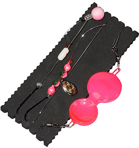 Dieter - Cucharilla para pesca de helado, montaje en mar, color rosa, 90G