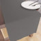 Encasa XO Table Runner Größe 32x230 cm | Baumwoll -Leinwand Stoff | Grey Solid Color | Waschbarer und dauerhaft