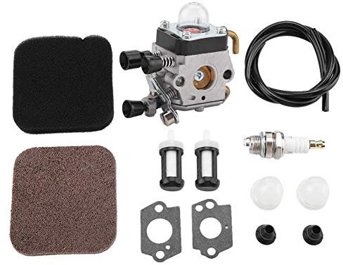 Lawn Mower Carburetor and Air Filter Grass Trimmer Carburetor Kits for KM85 HS75 FS74 FS76 HT75 C1Q-S157