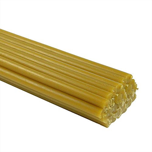 NKlaus 1950g (ca. 100 St) Qualitätskerzen Bienenwachs ruß tropffrei L: 29cm - Bienenwachskerzen Haus Kirche - Ritual Kerzen - Altar Kirchenkerzen 36265