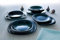 Pagano Home Luminarc Arcopal Servizio Piatti Carine Nero, per 6 Persone 18 Pezzi