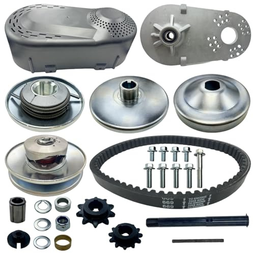 MOJTBE 212CC Momentomvandlare CVT 0,75 Go Kart koppling COMET TAV2 30-75 218353A Manco 12T #35 och 10T #40 41 420 ersättningssats för kedjeförare - 30-serien | 30-serien 0,75 tum 6,5 HP Go Kart mini cykel koppling ersättning komet TAV2