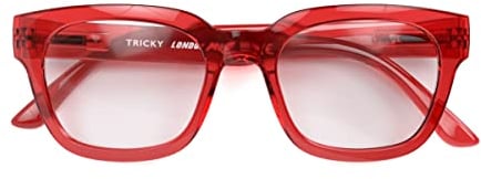 LONDON MOLE® Tricky reading glasses | Cool square/rectangular/trapezoidal shaped readers | Men’s Women’s Unisex | Spring hinges