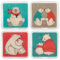 Handwärmer Taschenwärmer Sets Fingerwärmer, gegen kalte Hände im Winter (4er Set Kuschelige Eisbären)