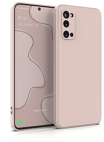 MyGadget Coque pour Samsung Galaxy S20 - Case TPU Souple & Soft - Cover Protection Extra Fine & Légère - Étui Coloré Anti Choc et Rayures - Rose