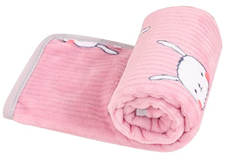 Fleece Hundedecke Katzendecke Super Softe Warme und Weiche Hundematte für Haustier Hund und Katze Rosa M:50 * 70 cm