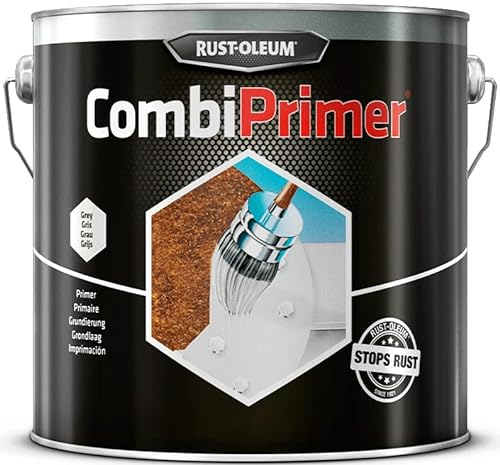 Rust-Oleum CombiPrimer Rostschutzgrundierung - Erstklassige Grundierung für dauerhaften Rostschutz - 2.5l (Grau)