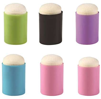 Tofficu Finger Dauber 6 Stück Tragbare Mal Dauber in Zufälligen Farben Für Kreative Malprojekte Multifunktionales Malzubehör Für Kinder Und Erwachsene