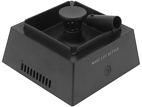 Air Purifier Smokeless Ashtray with Two Fan Speeds, Multifunctional Electronic USB Rechargeable Ash Tray for Home and Office for Cigarettes Indoor