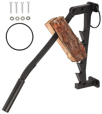 Brennholz-Anzündspalter, Wandmontierter Holzspalter, Manueller Hebel, Tragbarer Anzündholzmacher Für Heimkamine, Camping, Pizzaöfen, Saunen, Grills A,A