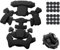 Qavctw Airsoft Tactical Helmet Padding Wendy Memory Foam Mats Insert Set Head Protection Cushioning Fast Helmet Cover Pads Replaceable Fits Most Military Army Football Motorcycle Bicycle Helmets