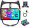 2G+64G Android Autoradio 2 Din für Peugeot 206 206CC 206SW 2000-2016 Citroen C2 2002-2010 9 Zoll Autoradio mit Wireless Carplay Android Auto Navi GPS WiFi Mirror Link Bluetooth FM/RDS Rückfahrkamera