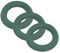 Oasis® Hobby Frisch Steckschaum-Ring, 3,5 x 25 cm Ø, innen: 16,2 cm Ø, 3 Stück - Blumensteckschaum, Steckmasse, Steckmoos Kranz zum Gestalten von Blumendekorationen, wie Adventskränzen, UVM.
