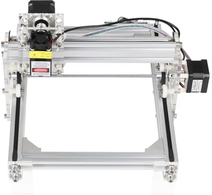 20 W MINI DIY Desktop Gravur Maschine Bild LOGO CNC Drucker Arbeitsbereich 20 cm * 17 cm Holz Router stecher Effizient Und Stabil(Color:Without Laser)