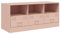 vidaXL Mobile Porta TV Rosa 99x39x44 cm in Acciaio