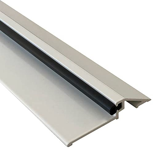 HOMEWELL - Umbral de puerta (PMR) con junta, lacado blanco, 1,95 m