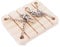 Yeselino Pet Hamster Toys Wooden Swing Seesaw Rat Mouse Harness Parrot Hanging Suspension Hamster Accessories And Toys Under 10