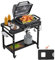 MOASKER Portable Outdoor Grill Stand for Ninja Woodfire OG900 OG800 OG700 Grill Cart, for Blackstone Electric Griddle Stand, Folding Grill Table for Ninja Woodfire 8-in-1 OO101 Pizza Oven with Wheels