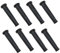 Meuey Lyot Electric Drill Sleeve Cable Gland PVC Cable Sleeve Cord Boot Protector Cord Protector Cable Sleeve Black Rubber Protective Sleeves 8PCS