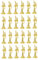 GREENADSCAPE Mini-Trompete Dekoration Stück Schicke Mini-Ornamente Diy-Landschaftsrequisiten für Mini-Häuser Realistische Details für Foto-Requisiten