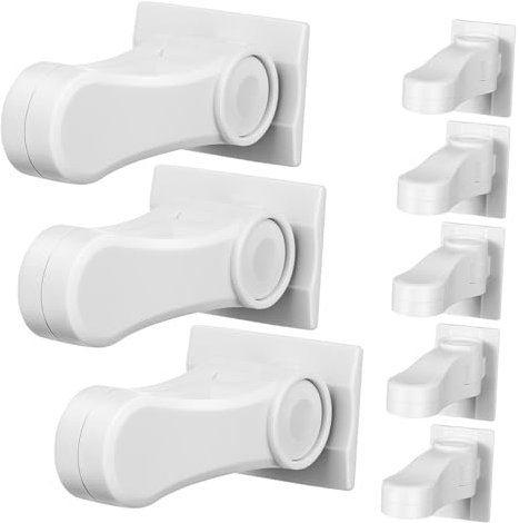 ibasenice Türgriffschlösser Kindersicherungs-türschloss-set Robustes Abs-material Universelle Passform Für Die Zu Hause