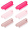 Larcele 6pcs Nail Brush Double Sided Nail Brushes for Cleaning Nail with Plastic Handle, for Cleaning Hand Toes Home Garden Salon use MJS-04 (Pink)