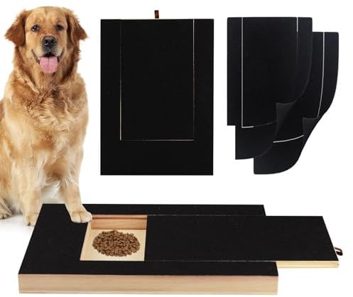 DASHUAIGE Dog Nail Scratch Board, Multifunctional Scratching Boards, Nail File Pad, Dog Nail Scratchboard with 3 Replacement Sheets of Sandpaper for Pets Nail Care