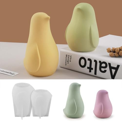 SVOCK Silikonform Vogel, 2Pcs Silikon Gießform Vogel, Silikonformen Gießformen Frühling Vogel, Vogel Silikonformen Gießformen Ostern, Silikonformen für Gips Vogel, Ostern Silikonformen Vogel