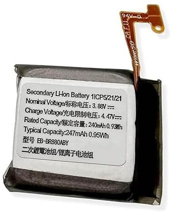 fastabattery EB-BR880ABE EB-BR880ABY 3.88V Replacement Battery for Galaxy Watch 4 Classic 42mm SM-R880N SM-R880 SM-R880NZKAXAA GH43-05068A