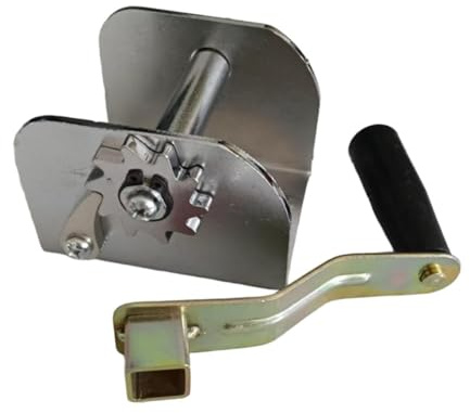 perfk Hand Crank Tightener Volleyball Net Tensioner Winch Backyard Replace Post Mount Attachment Badminton Net Tensioning Device