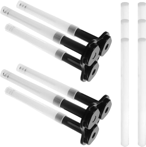 Youmile 2 piezas de accesorios para módulo humidificador USB, soporte de plástico atomizador, soporte triple con 6 palitos de filtro de algodón para humidificador para disco atomizador de 20 mm