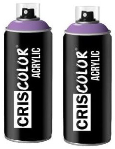pcmoviles Pintura Spray Multicolor Profesional 400ml Adecuado Metal Madera y Plástico - Color SPRAY ACRYLIC LILA AZULADO RAL 4005 400ML (Paquete de 2)