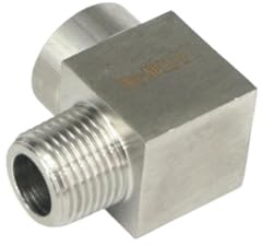 KXJSYL Tool Codo Hembra a Macho NPT de 2800 PSI, 1/8, 1/4, 3/8, 1/2, Acero Inoxidable 304, for Agua, Gas y petróleo(1/4)