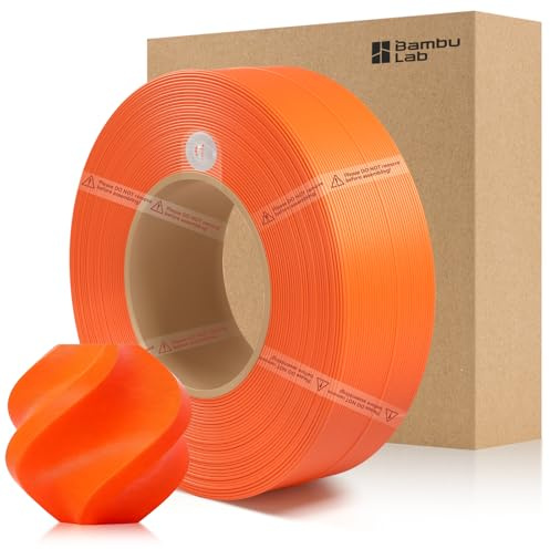 CCTREE Original PETG Basic Refill Filament 1,75 mm, Orange 30301 | ohne Spule, Strong and Tough, 3D Druckfilament mit RFID für Bambu Lab A/X/P/H 3D Drucker Series, AMS, 1KG +/- 0,03 mm