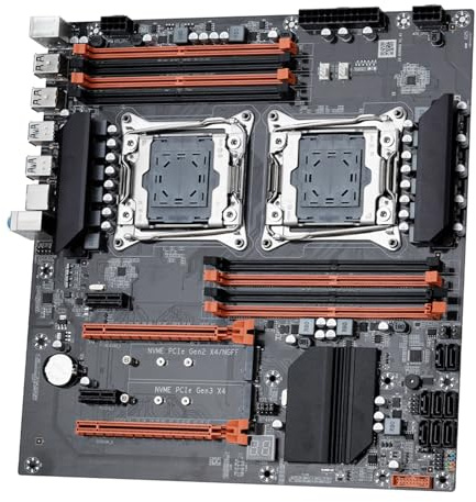 Motherboard Scheda madre Fit For Soyo Intel X99 Dual CPU Il chipset Mobo C612 supporta LGA2011-3 e fino a 256 GB di memoria DDR4 NVMe M.2 USB3.0