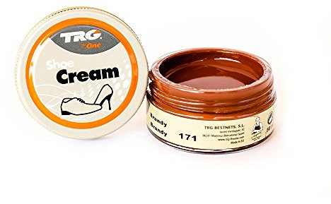 TRG Shoe Cream 1.7 Ounce Shoe Cream Amazing Vibrant Colors! | Shoe Care Self Shine Leather Boots, and Leather Shoes (#171 Brandy)