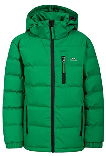 Trespass Jungen Tuff Wasserdichte Jacke, Grün (Clover), 13 Jahre