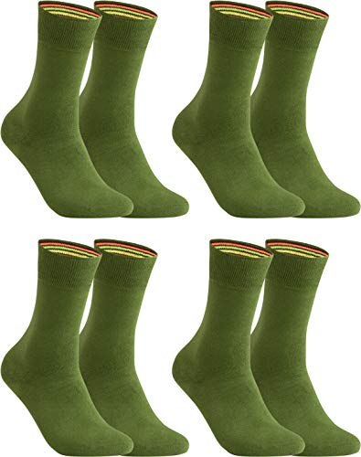 gigando – Socken aus Baumwolle in Premiumqualität für Damen & Herren – Damensocken & Herrensocken ohne Naht am Zeh, schwarz oder bunt im 3-8er Pack für Business & Freizeit.