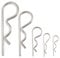 Federstecker Einfach D= 2 x 49 mm - (2 Stück) - Stecker / Splint - aus Edelstahl A4 | BOOTSTEILE BRAUER®