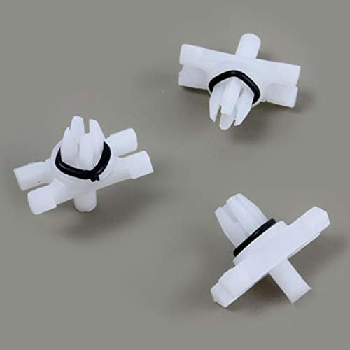 LST 10x Zierleisten Regenrinne Regenleiste Klammer Befestigung Clips E46