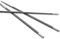 Rundfeile 4,0mm 3 Stk. für Sägeketten, Spiralhieb für 1/4 und 3/8P 1,3mm
