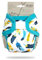 Petit Lulu Neugeborenen Überhose (2-6 kg) für Stoffwindeln Klett (Gefieder)