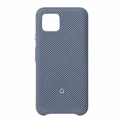 Google Pixel Case for Pixel 4 - Protective Phone Cover with Tailored Fabric and Active Edge Compatible - Official Google Pixel Cover - Blue-ish