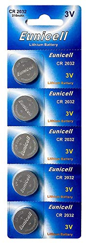 Energy01 CR2032 DL2032 Lithium Battery 3 Volt 210 mAh Pack of 5 (5 Batteries)